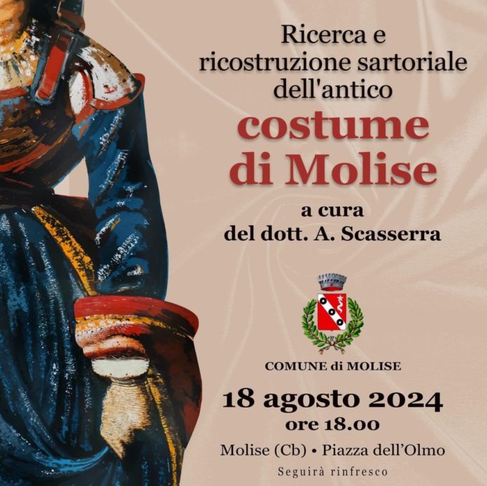 Ricerca e ricostruzione sartoriale dell’antico costume di Molise, domani l’evento