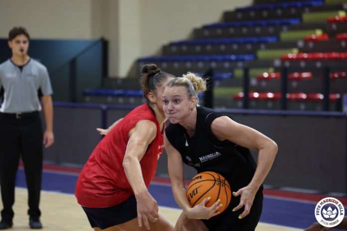 Basket, A1, la Molisana Magnolia, altri particolari su cui lavorare dopo il test con Battipaglia. Ventiquattro punti con sei triple per Scalia. Rotazioni risicate per i #fioridacciaio costrette a rotazioni obbligate