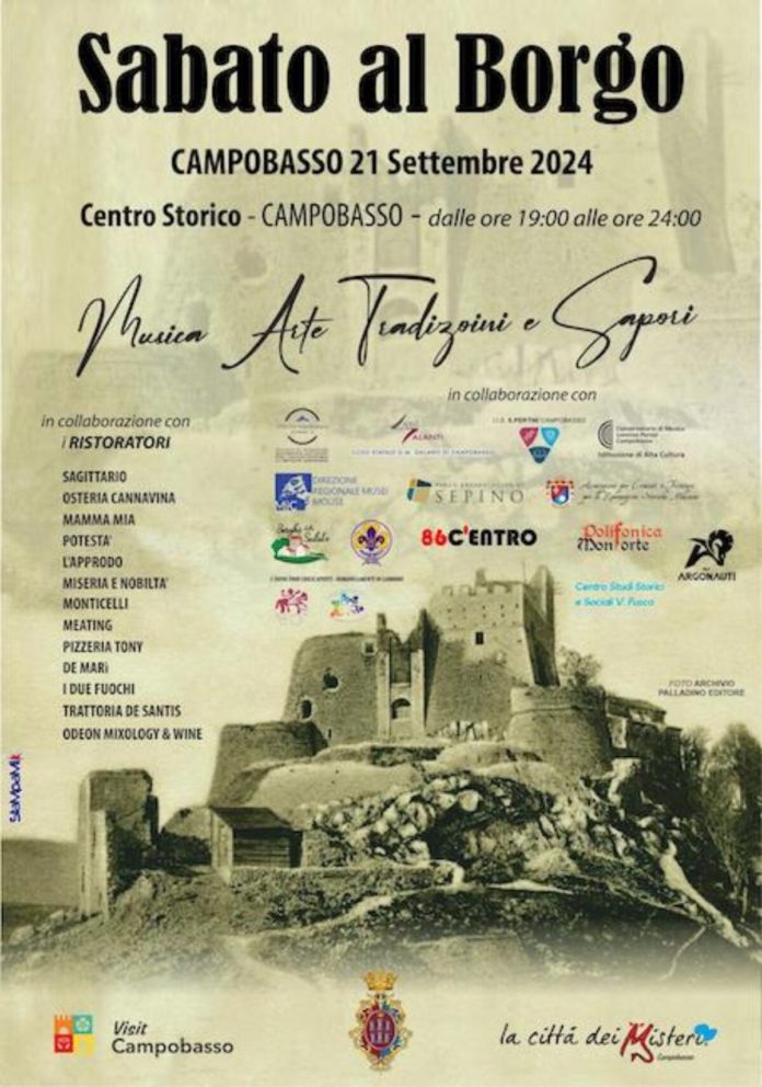 “Sabato al Borgo”: musica, arte, tradizioni, gastronomia. Campobasso punta sul centro storico