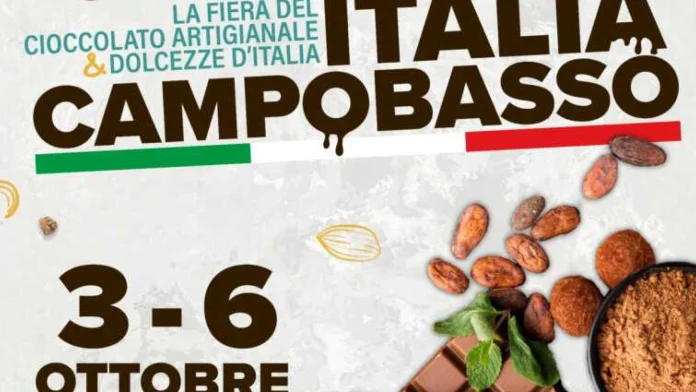 Campobasso, al via la Fiera del Cioccolato. Stand in centro fino a domenica