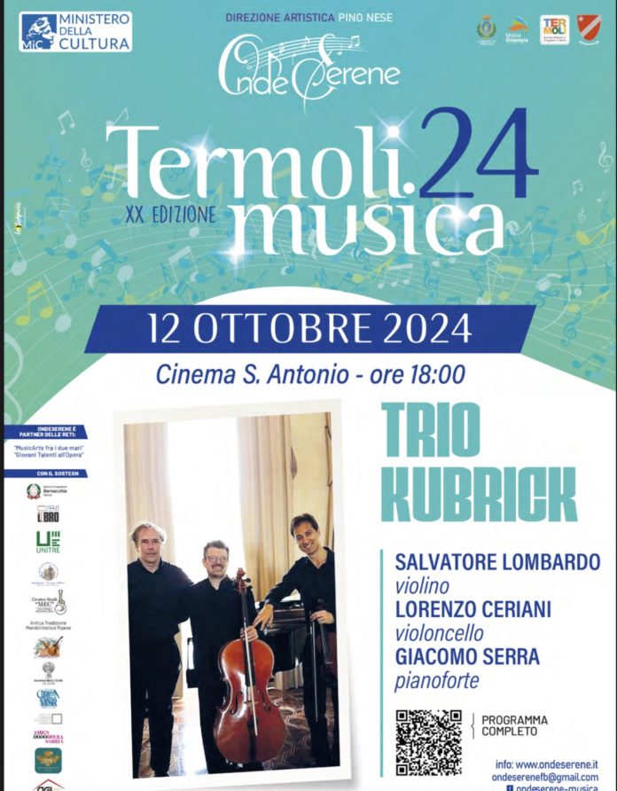 Termoli Musica 2024: Concerto Trio Kubrick