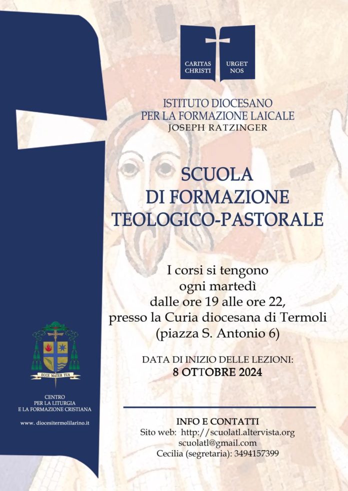 Scuola di formazione teologico-pastorale, aperte iscrizioni per nuovo anno accademico 2024/2025