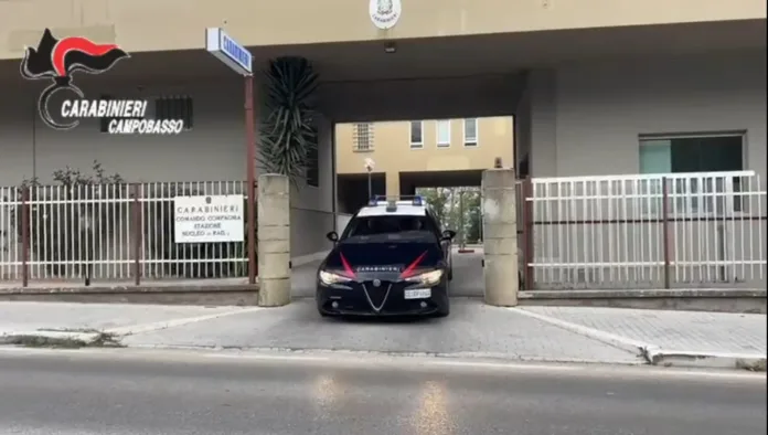 I Carabinieri di Larino hanno arrestato piromane: incendiò auto e un negozio