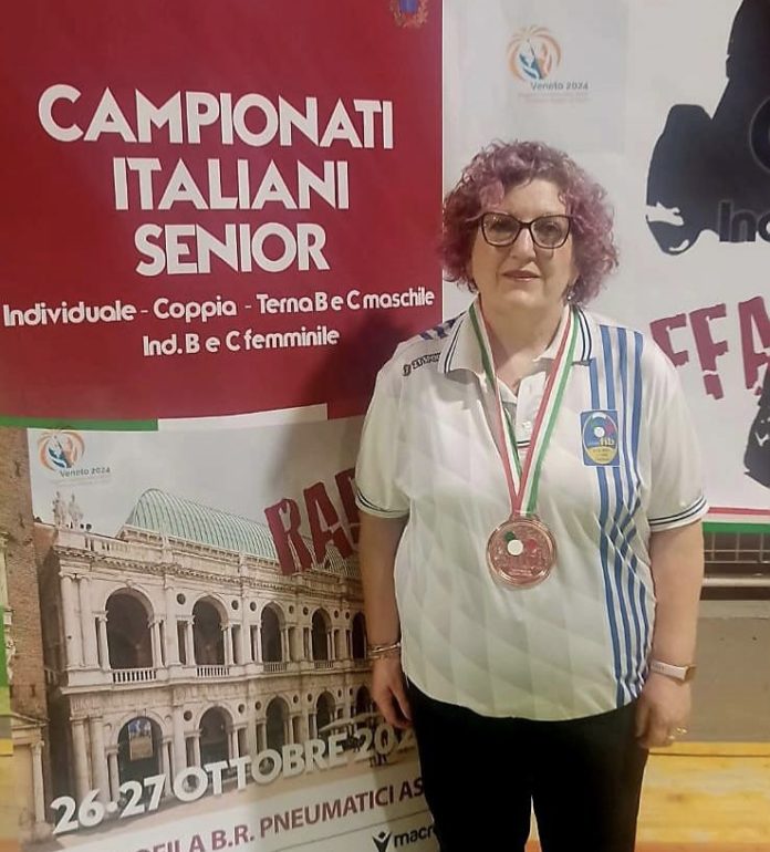 Bocce, risultato storico: Grazia Lanzillo bronzo ai campionati italiani individuali