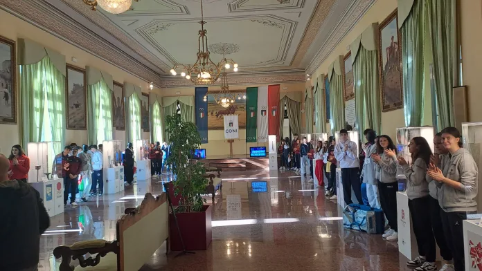 Le fiaccole olimpiche in mostra al Convitto Mario Pagano di Campobasso