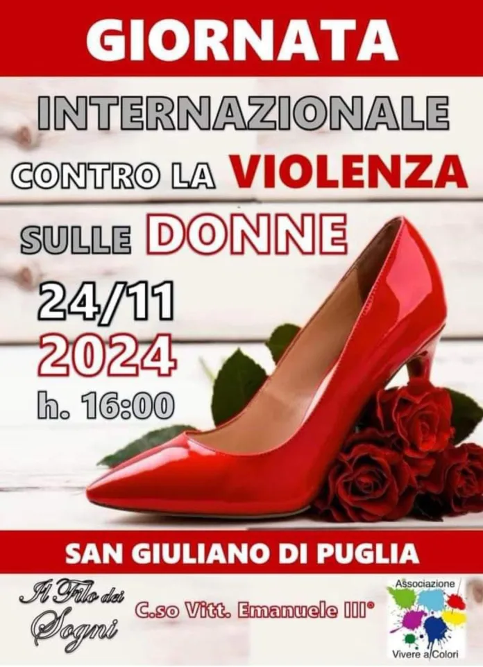San Giuliano di Puglia, rose all’Uncinetto contro la violenza sulle donne.