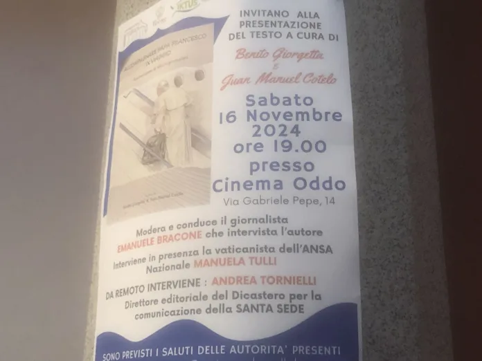 Presentazione del libro di don Benito Giorgetta “Accompagnare Papa Francesco in viaggio”