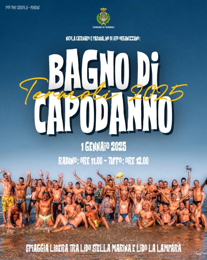 Termoli: appuntamento per il bagno di Capodanno il primo gennaio 2025