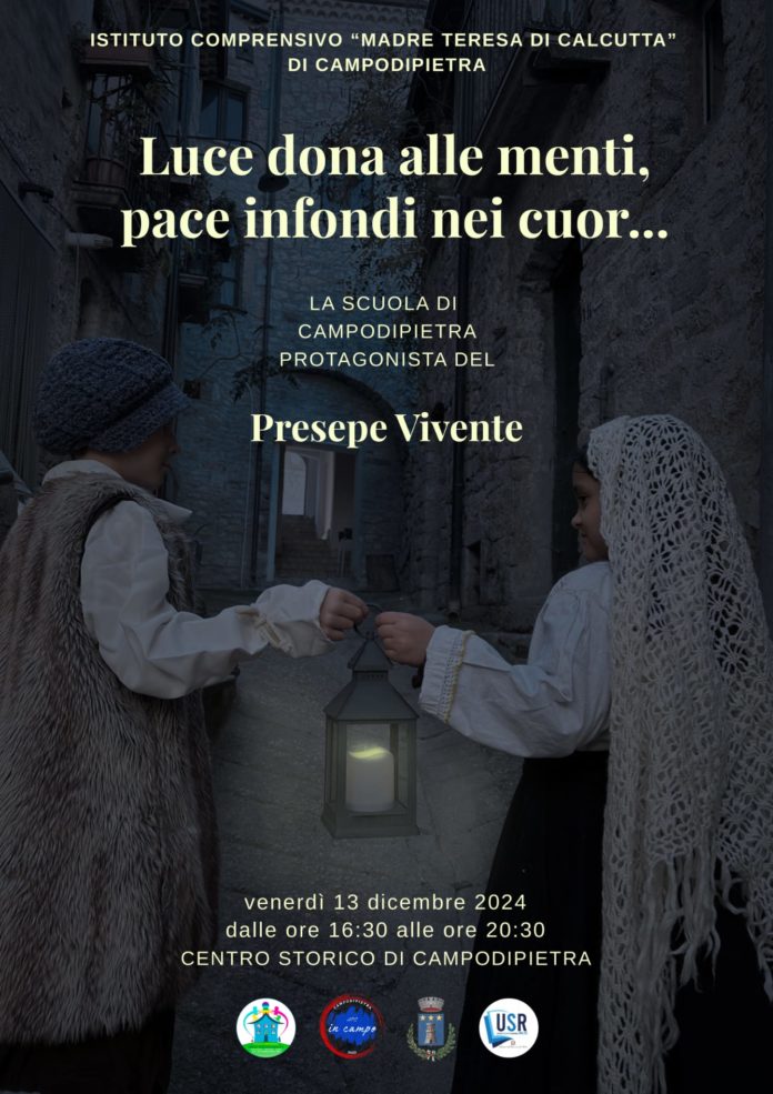 Venerdì il presepe vivente degli alunni dell’istituto Comprensivo di Campodipietra tra i vicoli del paese