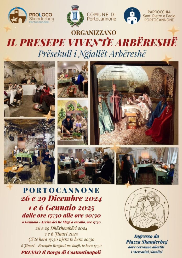 Montenero: apertura del presepe vivente