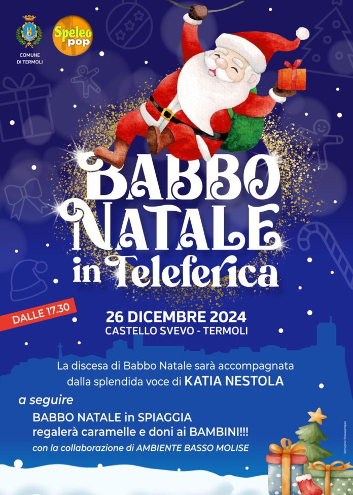 A Termoli quest’anno Babbo Natale scenderà dal Castello Svevo