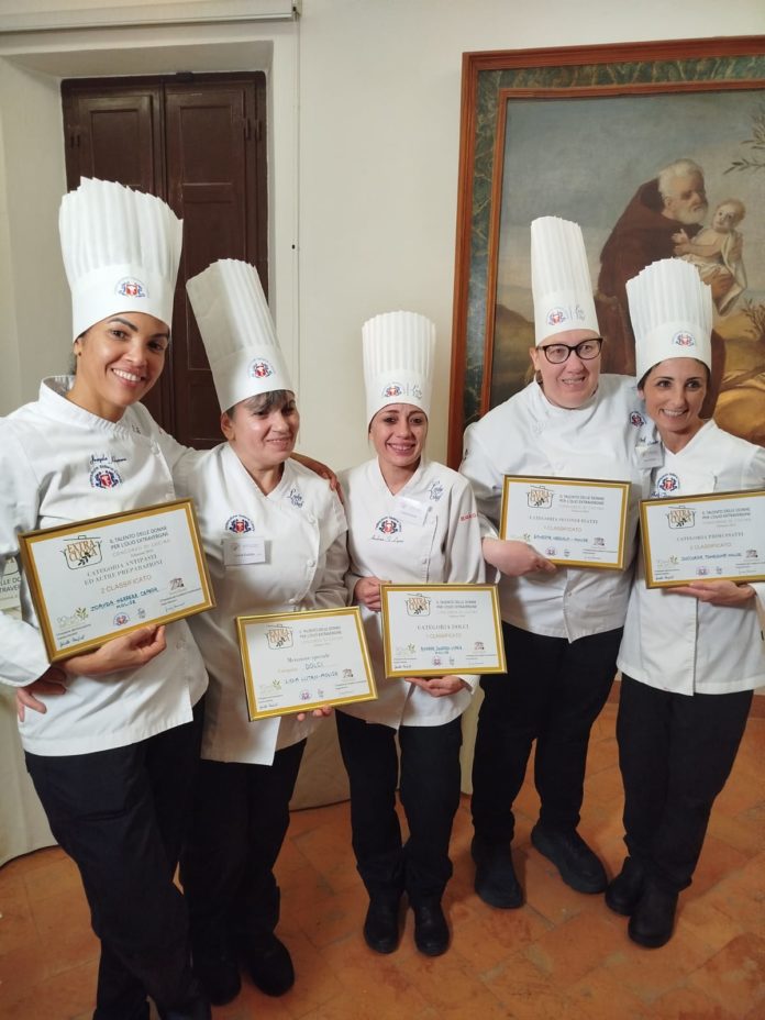 Concorso nazionale “Extracuoca 2024″dedicato all’olio extravergine, cinque chef molisane premiate a Perugia