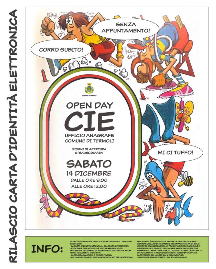 Termoli:sabato ultimo appuntamento per rilascio carta d’identità elettronica