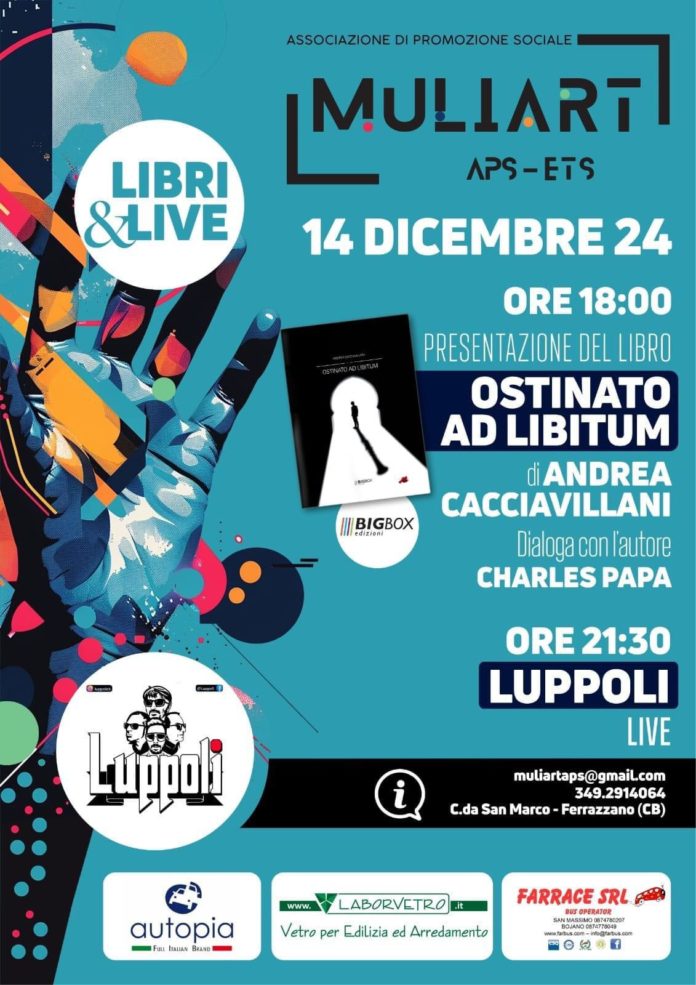 Ferrazzano, tutto pronto per Libri&Live: domani il primo appuntamento con il libro di Cacciavillani e la band Luppoli muliart