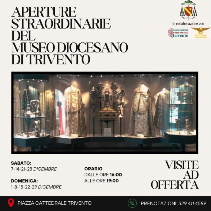Aperture straordinarie del Museo Diocesano di Trivento con l’Associazione Centro Storico e Congeav