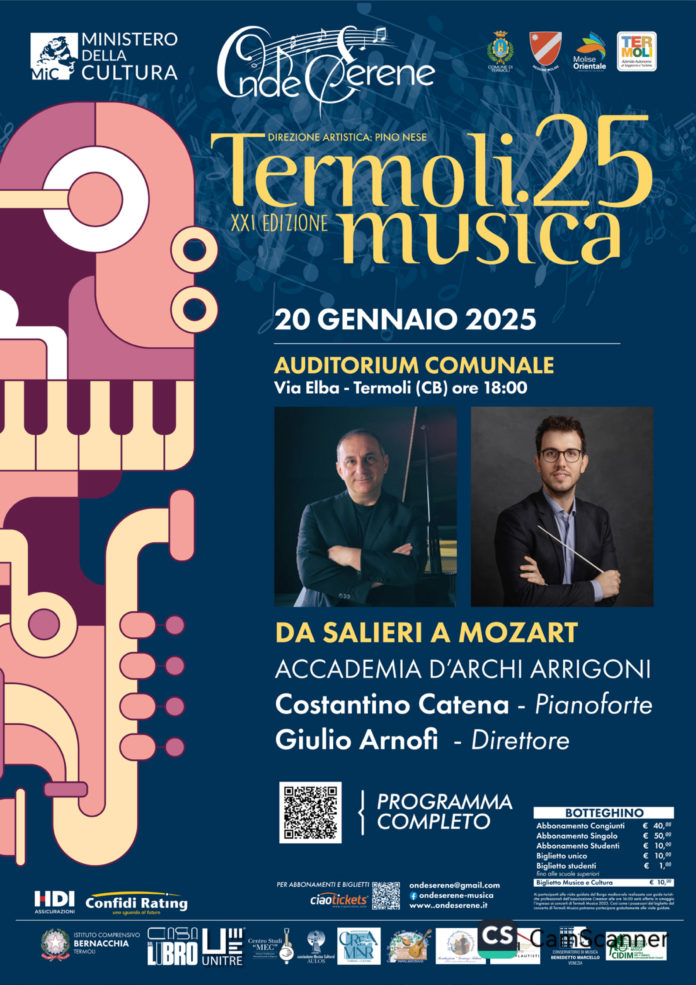 Termoli: al via la stagione concertistica Termoli Musica 2025
