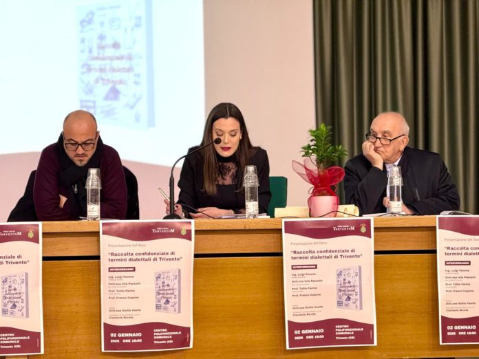 “Raccolta confidenziale di termini dialettali di Trivento”, presentato il libro del professore Tullio Farina
