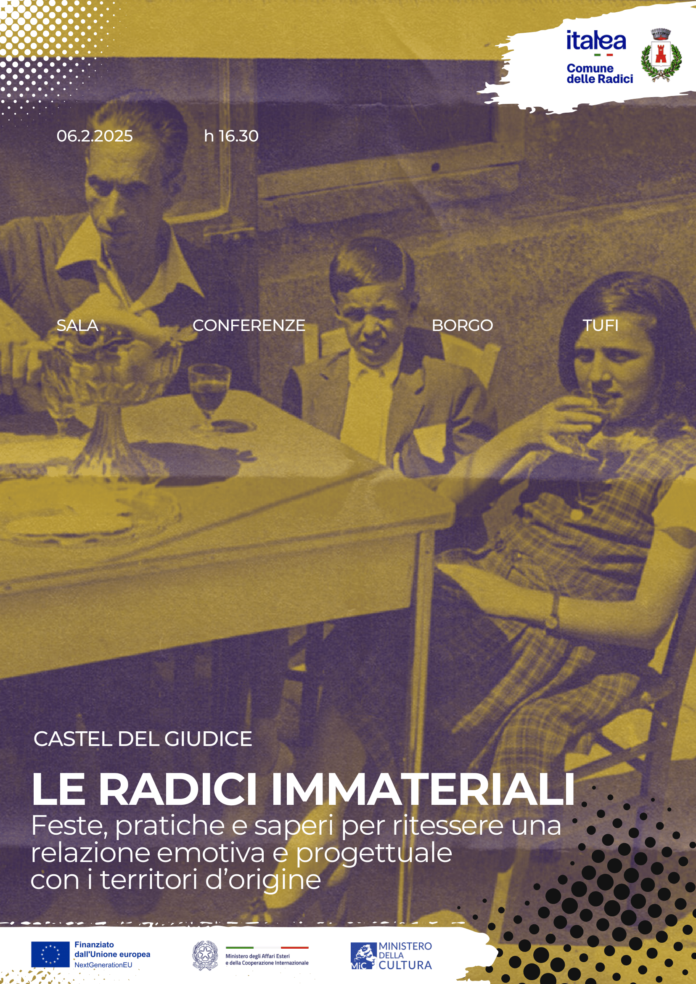 Il 6 febbraio a Castel del Giudice “Le Radici Immateriali” Le Radici Immateriali