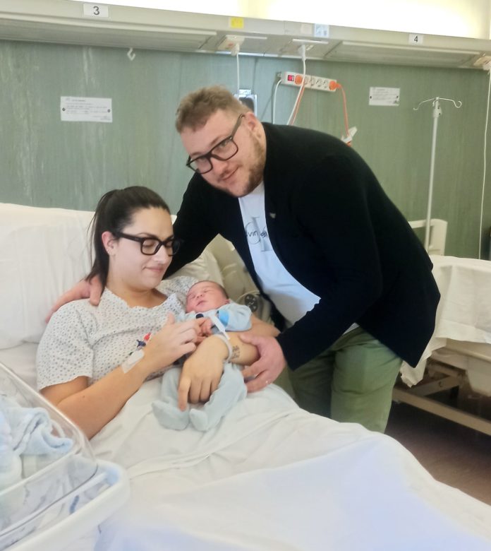 Simone Codianni ultimo nato del 2024 al Cardarelli di Campobasso