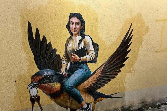 Cecilia Sala, l’opera di Drugi da Venafro alle prime pagine di tutti i giornali cecilia sala drugi