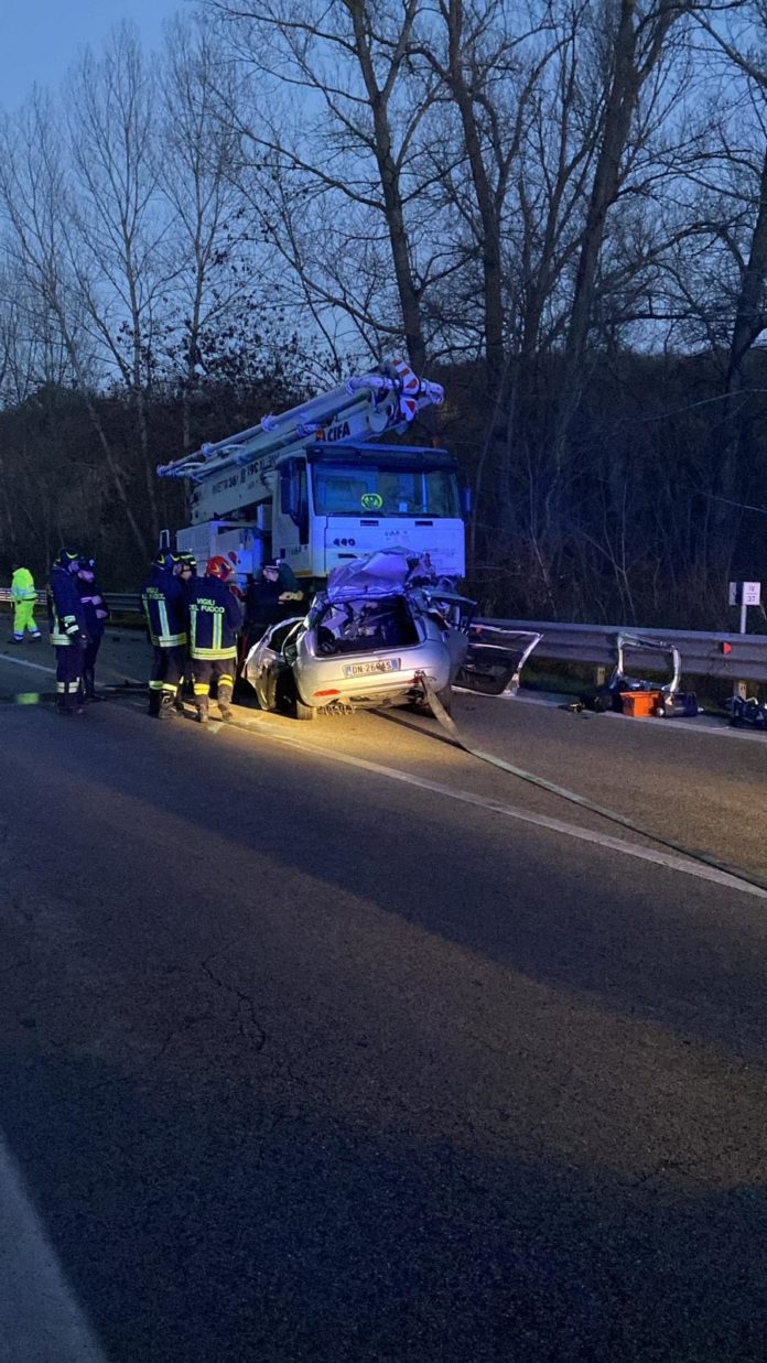 Incidente mortale sulla Bifernina: violento scontro tra una Punto e un mezzo pesante. Perde la vita un uomo di Guardialfiera