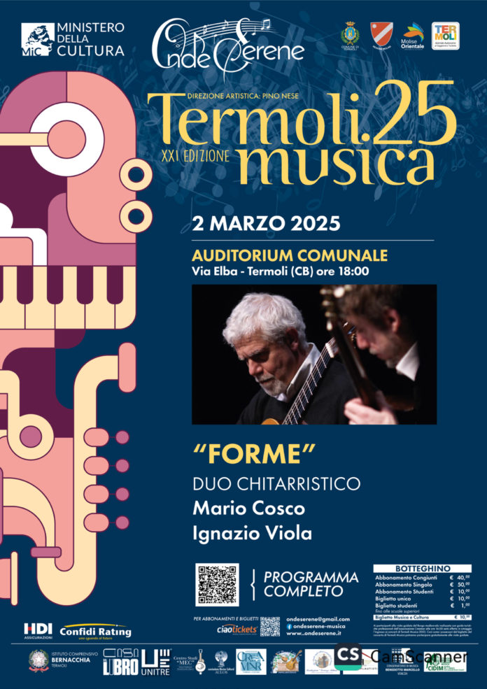 Termoli Musica: concerto del duo chitarristico