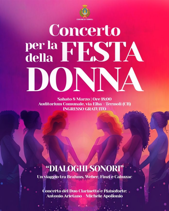 “Dialoghi sonori”: a Termoli un concerto per celebrare la “festa della donna”