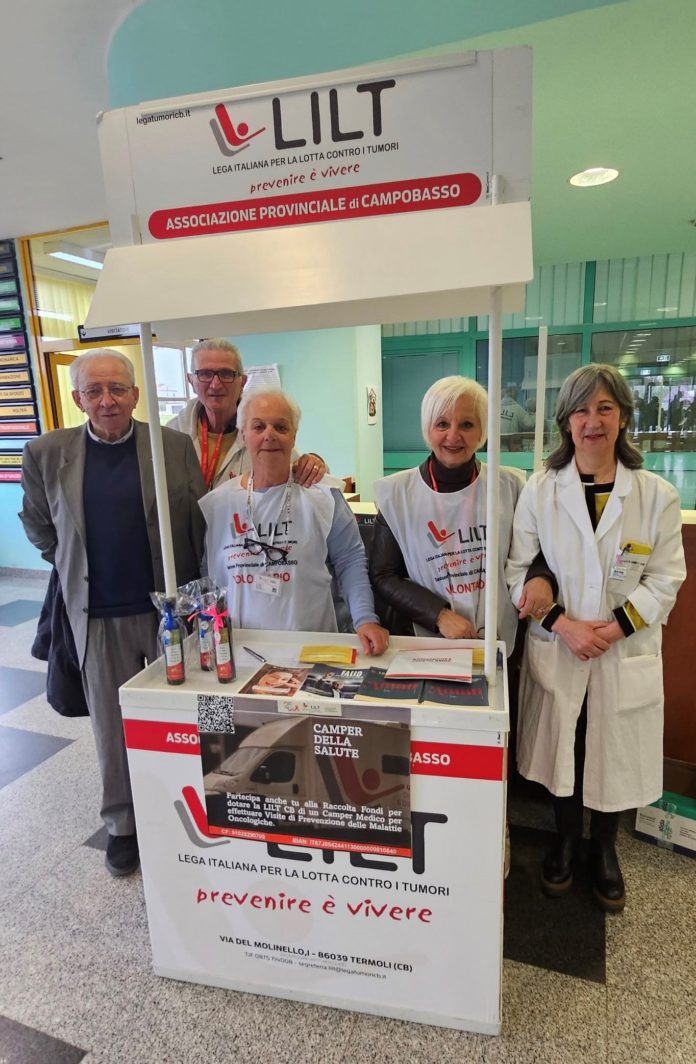 Lilt, grande partecipazione all’open day all’ospedale di Termoli