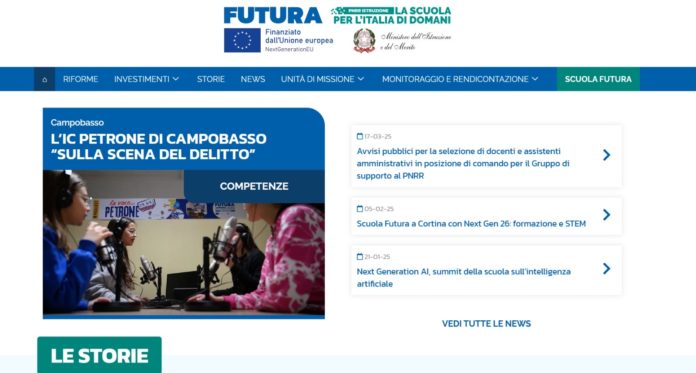 La scuola “Petrone” di Campobasso conquista la scena nazionale: l’istituto molisano protagonista sul portale del Ministero dell’Istruzione con i suoi progetti innovativi