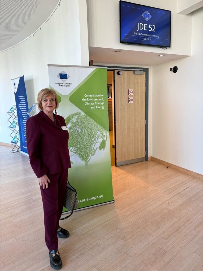 La sindaca di Campobasso a Bruxelles per i lavori della Commissione ENVE del Comitato Europeo delle Regioni