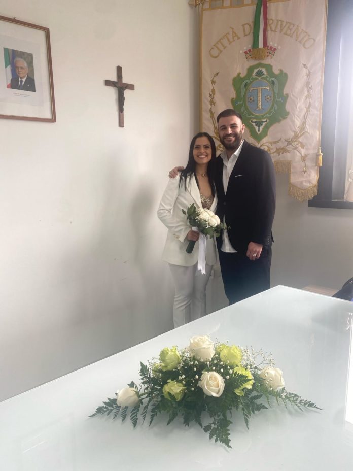 Prima promessa per Alessandra e Mariano nella sede del Municipio di Trivento. Auguri!!!