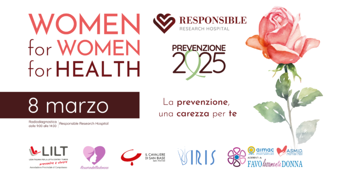 8 marzo speciale al Responsible Research Hospital: al via l’anno della prevenzione