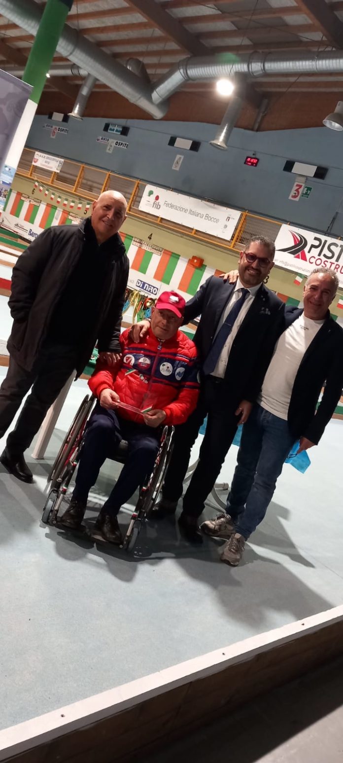 Bocce paralimpiche, Mauro Piacente vince in Umbria e balza in vetta alla classifica nazionale del circuito