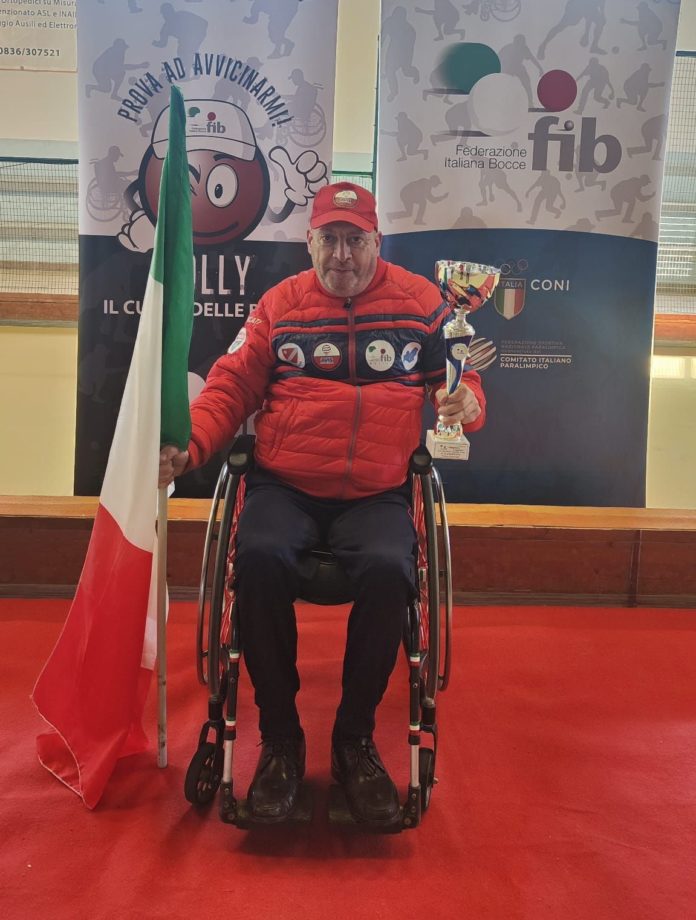 Bocce Paralimpiche, ottimo secondo posto per Mauro Piacente dell’Avis Campobasso