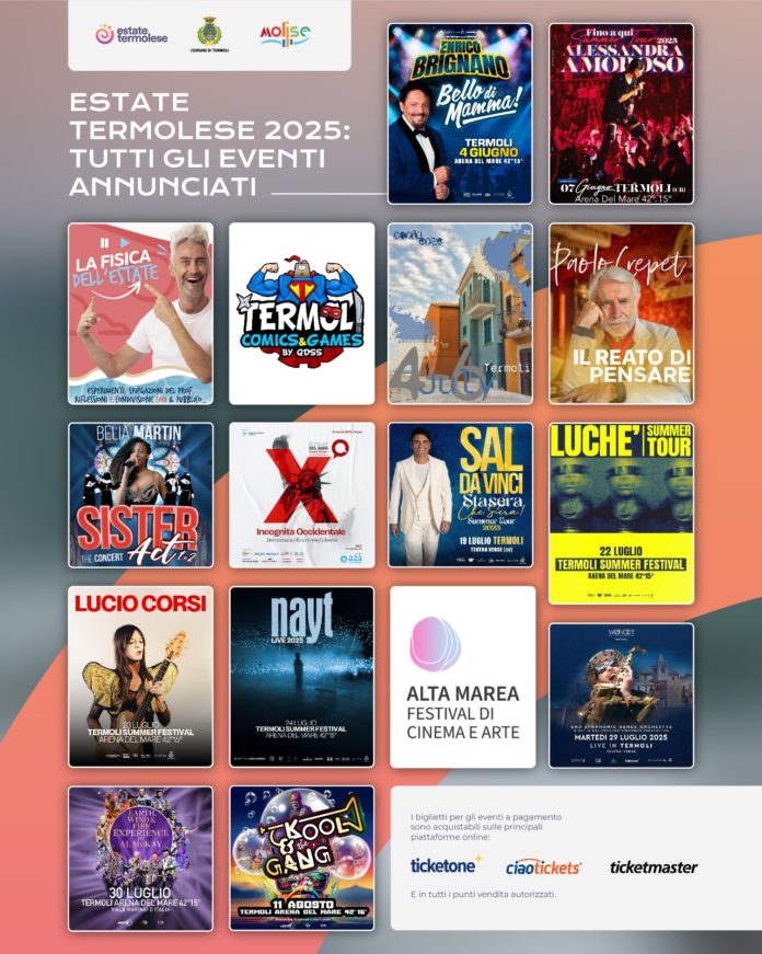 Estate termolese 2025: ecco gli eventi annunciati