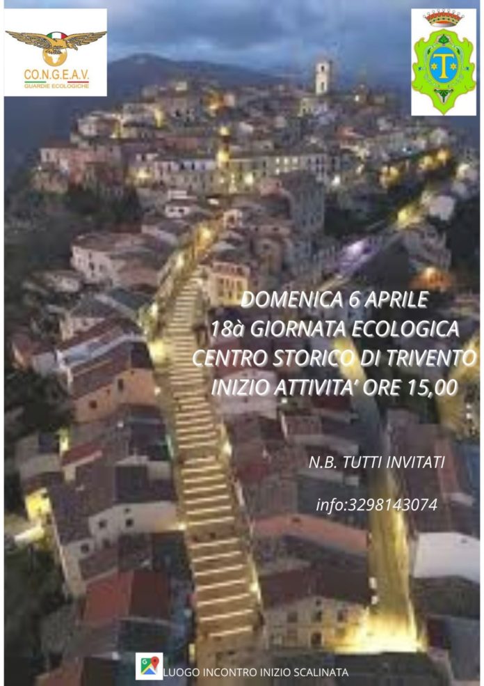 Torna la Giornata ecologica nel centro storico di Trivento, giunta alla 18esima edizione