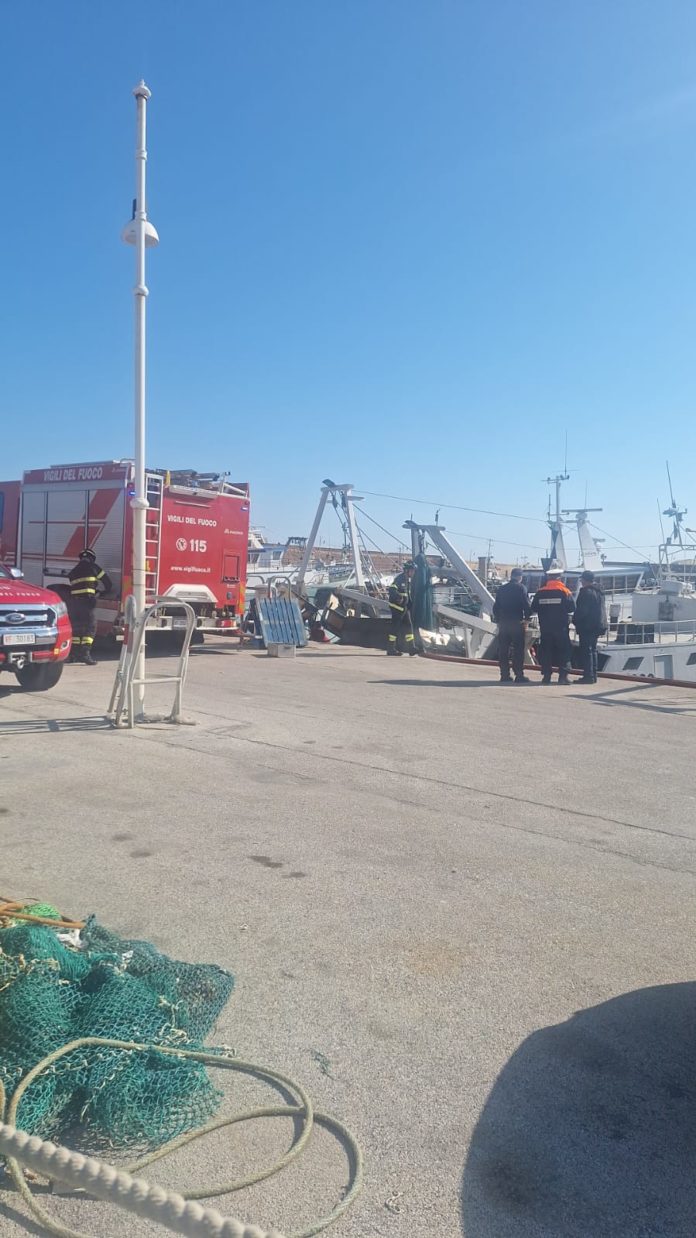 Termoli: peschereccio imbarca acqua. Sul posto i Vigili del Fuoco