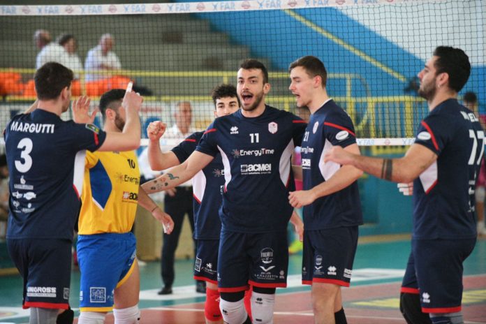 Volley, A3, EnergyTime Spike Devils Campobasso, prima gioia esterna. I rossoblù espugnano Brugherio e centrano il bis