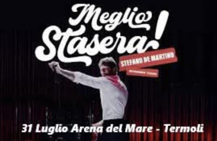 Il 31 luglio Stefano De Martino a Termoli con il suo show