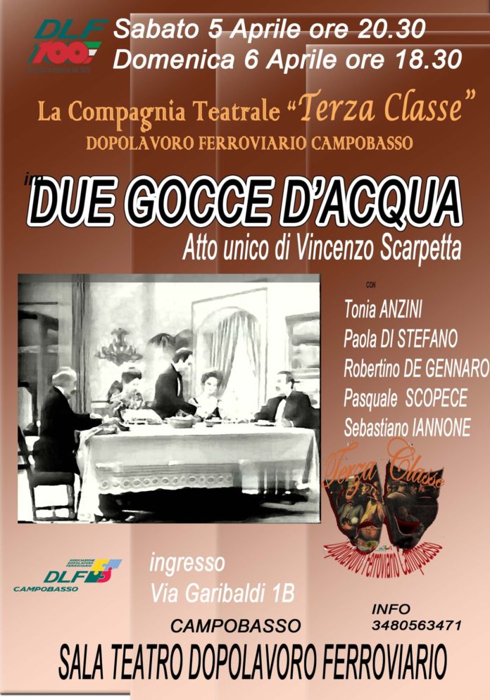 Compagnia Terza Classe, due spettacoli il 5 e 6 aprile al Dopolavoro ferroviario di Campobasso