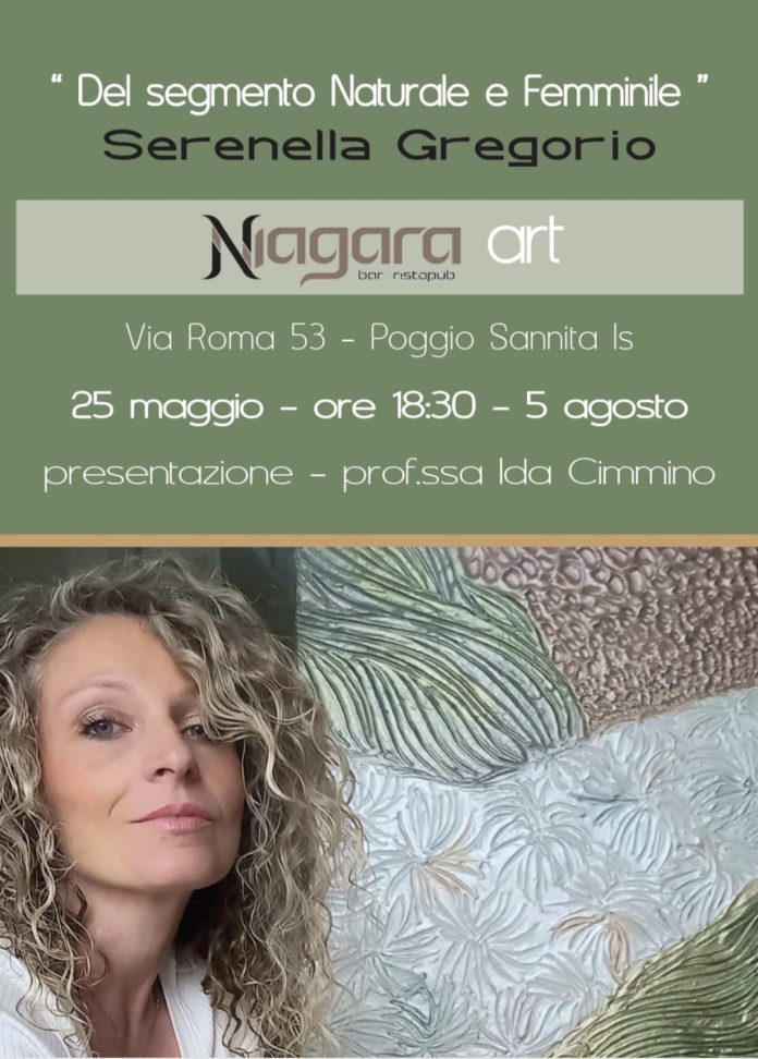 Del Segmento Naturale e Femminile: a Poggio Sannita la mostra di Serenella Gregorio