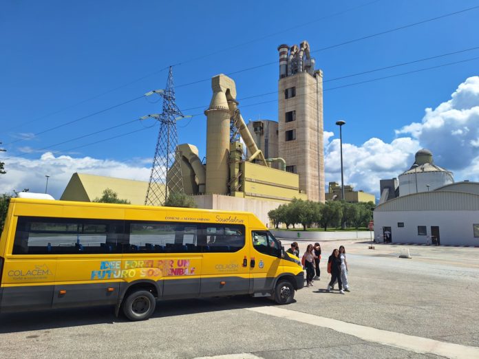 Gli studenti della “D’Annunzio” in visita alla Colacem studenti colacem
