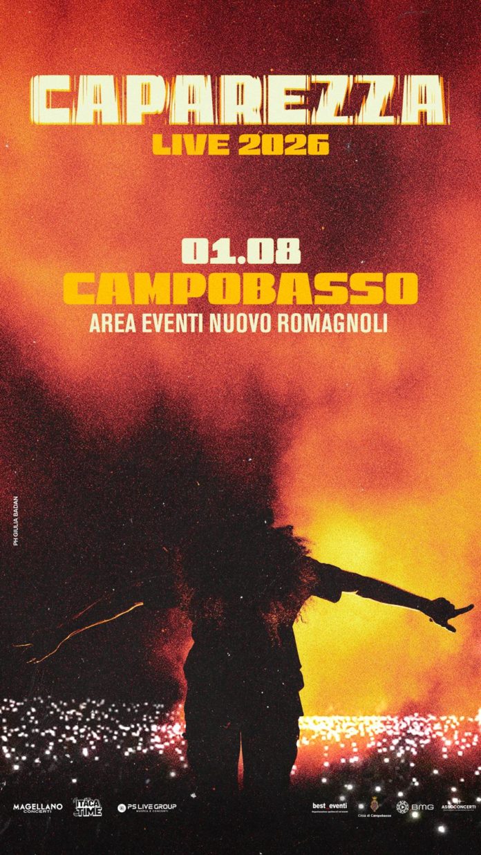 Annunciato il primo grande live per il 2026 a Campobasso: arriva Caparezza