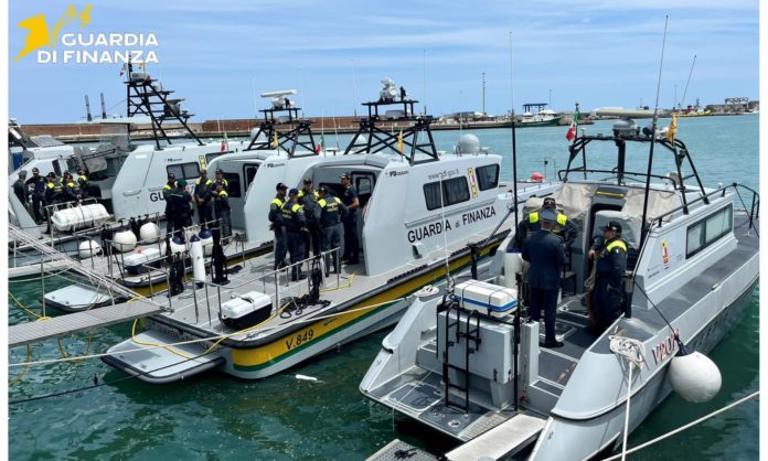 Guardia di Finanza: addestramento navale a Termoli in vista del piano estivo di vigilanza