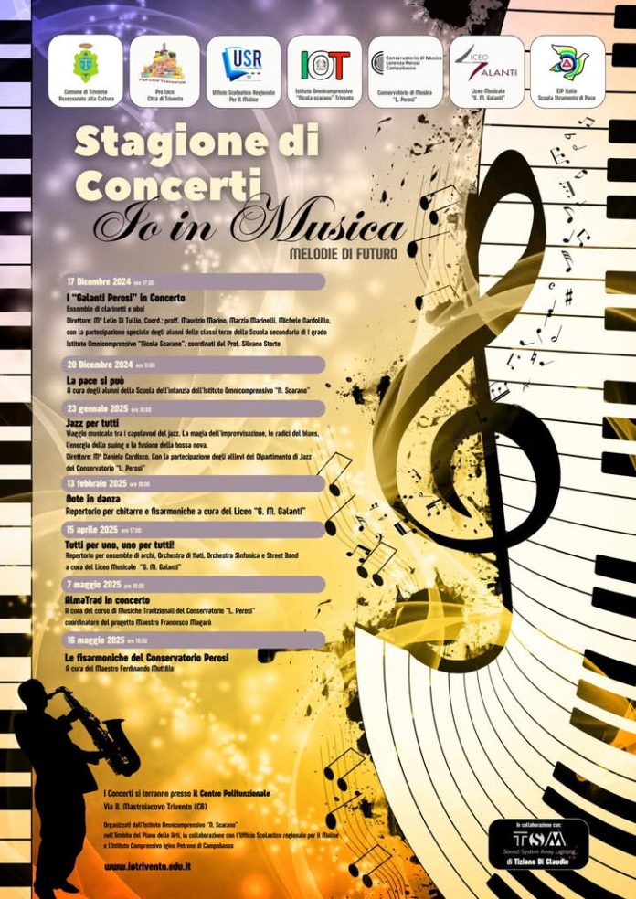 L’Istituto Omnicomprensivo “Nicola Scarano” di Trivento presenta “AlmaTrad in concerto”