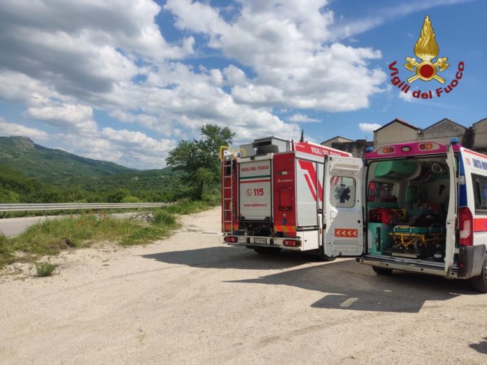 Civitanova del Sannio, escursionista salvato dal vigili del fuoco civitanova sannio escursionista
