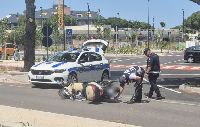 Incidente a Termoli, centauro ferito