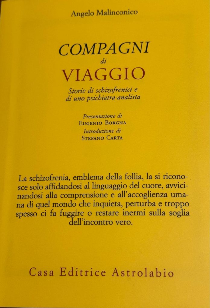 Esce in questi giorni in libreria “Compagni di viaggio”, il nuovo libro di Angelo Malinconico