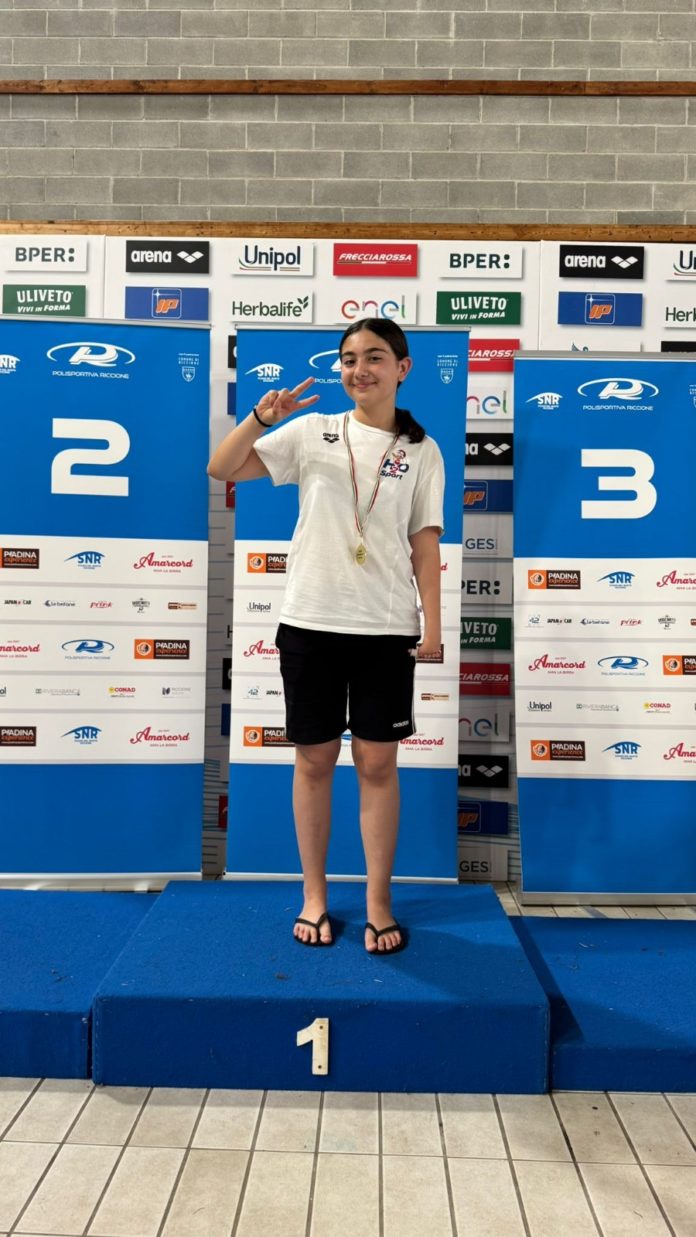 Nuoto, la molisana Gaia Verardi si distingue a Riccione