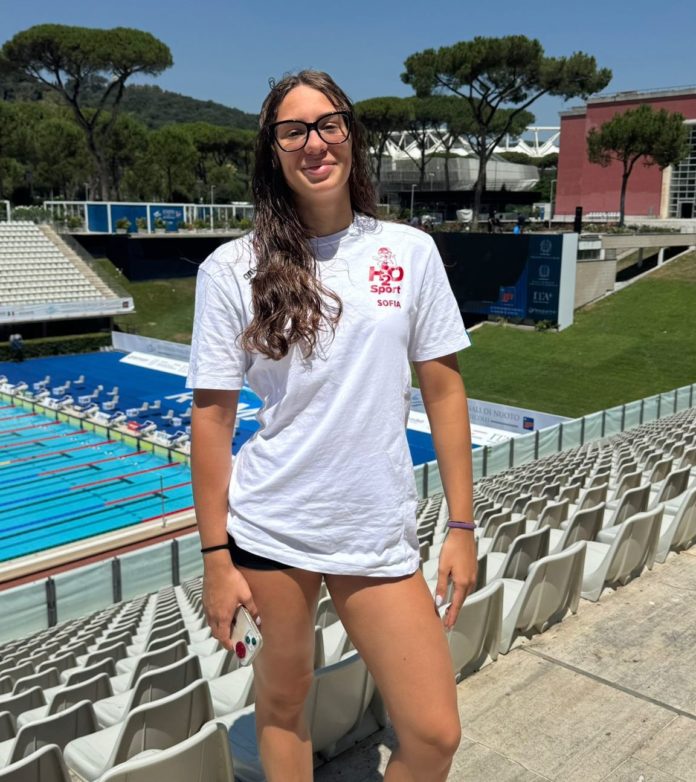 Nuoto, H2O Sport, Sofia Silvaroli si fa onore agli Internazionali d’Italia – Trofeo Settecolli